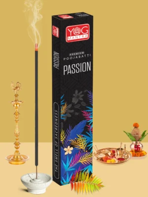 image of black passion incense stick