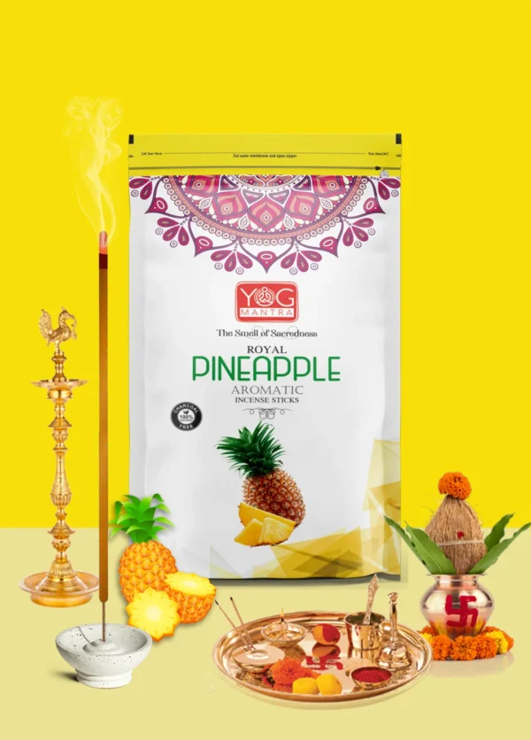 Image of Pineapple zipper pack Incense stick