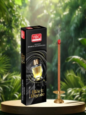 image of black royal bambooless stick